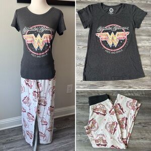 Wonder Woman “Free & Brave” Soft Cotton Blend Top Size XS